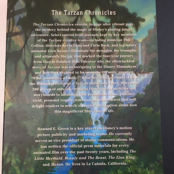 The Tarzan Chronicles Disney Howard E Green Phil Collins Hardcover 1999 - Picture 9 of 12